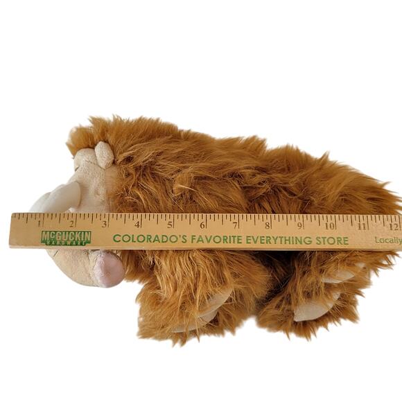 Ganz Webkinz Mammoth Plush 12" Brown Woolly Stuffed Animal Toy GANZ WEBKINZ - Picture 14 of 14